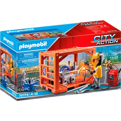 PLAYMOBIL 70774 City Action Containerfertigung