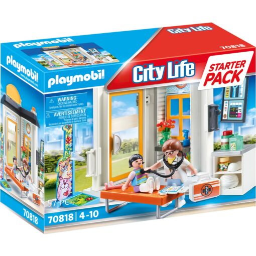 PLAYMOBIL 70818 City Life Starter Pack Kinderärztin