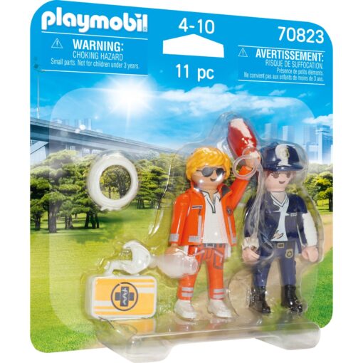 PLAYMOBIL 70823 DuoPack Notarzt und Polizistin