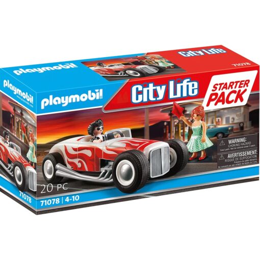 PLAYMOBIL 71078 City Life Starter Pack Hot Rod