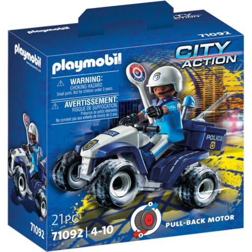 PLAYMOBIL 71092 City Action Polizei-Speed Quad