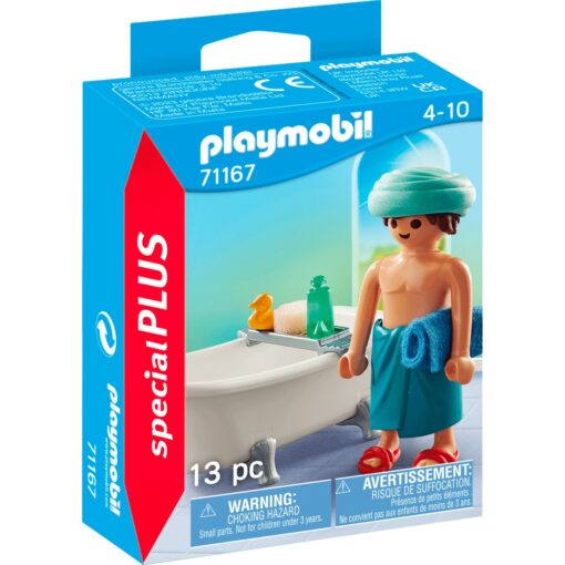 PLAYMOBIL 71167 specialPLUS Mann in der Badewanne