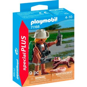 PLAYMOBIL 71168 specialPLUS Forscher mit jungem Kaiman