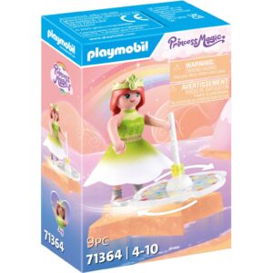 PLAYMOBIL 71364 Princess Magic Himmlischer Regenbogenkreisel mit Prinzessin