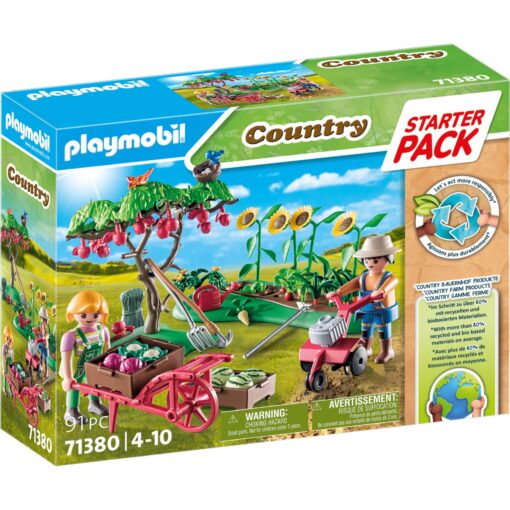 PLAYMOBIL 71380 Country Starter Pack Bauernhof Gemüsegarten