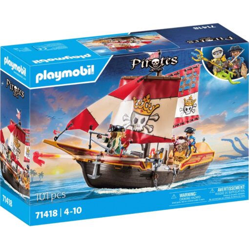 PLAYMOBIL 71418 Pirates Kleines Piratenschiff