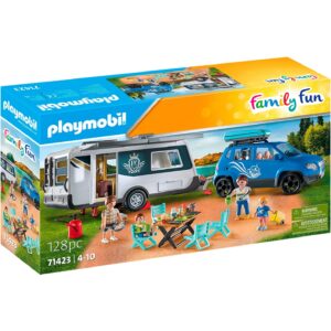 PLAYMOBIL 71423 Family Fun Wohnwagen mit Auto