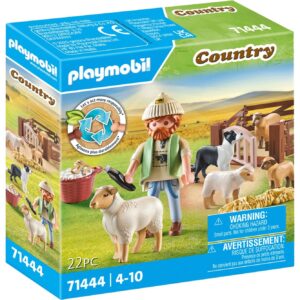 PLAYMOBIL 71444 Country Junger Schäfer mit Schafen