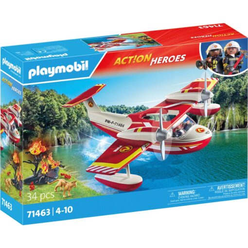 PLAYMOBIL 71463 City Action Feuerwehrflugzeug mit Löschfunktion