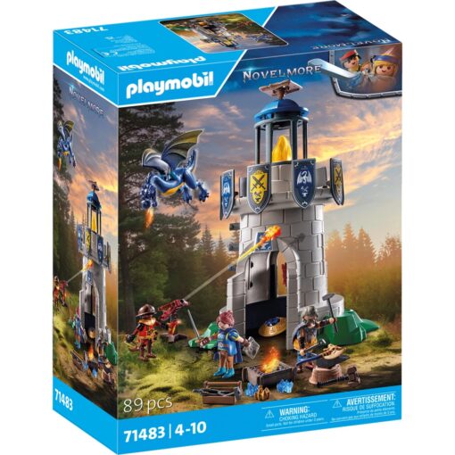 PLAYMOBIL 71483 Novelmore Ritterturm mit Schmied und Drache