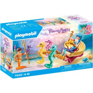 PLAYMOBIL 71500 Princess Magic Meeresbewohner mit Seepferdchenkutsche