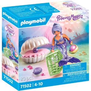 PLAYMOBIL 71502 Princess Magic Meerjungfrau mit Perlmuschel