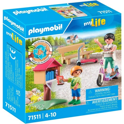 PLAYMOBIL 71511 City Life Büchertausch für Leseratten