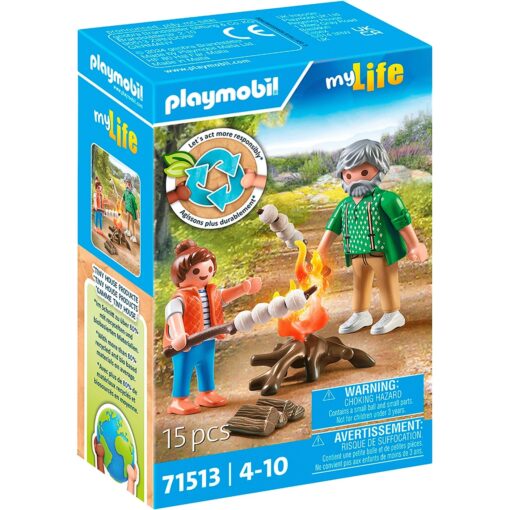 PLAYMOBIL 71513 City Life Lagerfeuer mit Marshmallows