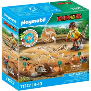 PLAYMOBIL 71527 Dinos Ausgrabungsstätte mit Dino-Skelet