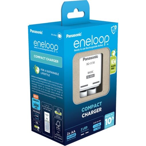 Panasonic Ladegerät eneloop Compact Charger BQ-CC50