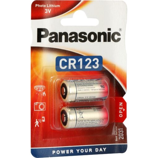 Panasonic Lithium Photo CR-123AL/2BP