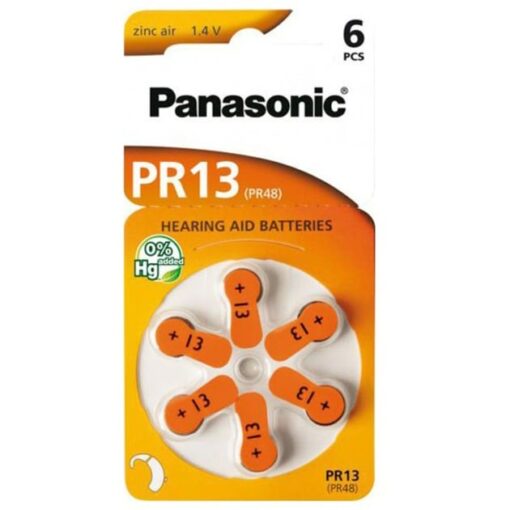 Panasonic Zinc Air PR-13/6LB