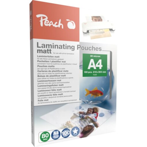 Peach Laminierfolie A4 80mic PP580-22