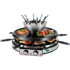 ProfiCook 2in1 Raclette Grill & Fondueset PC RG/FD 1245