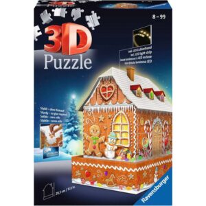 Ravensburger 3D Puzzle Lebkuchenhaus bei Nacht