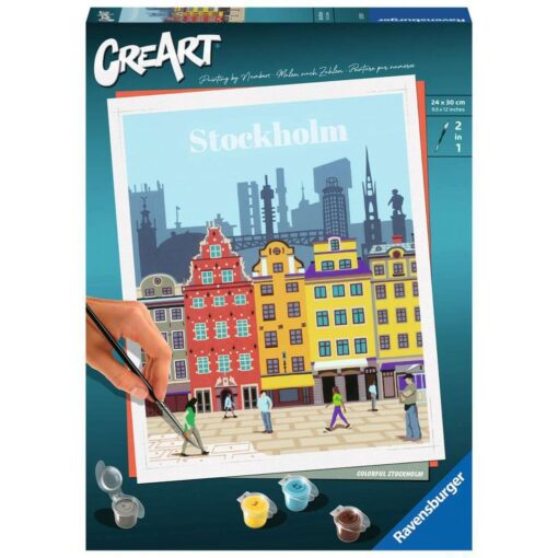 Ravensburger CreArt - Colorful Stockholm