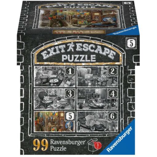 Ravensburger EXIT Puzzle: Im Gutshaus – Dachboden (99 Teile)