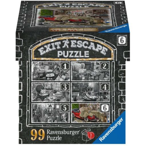 Ravensburger EXIT Puzzle: Im Gutshaus – Garage (99 Teile)