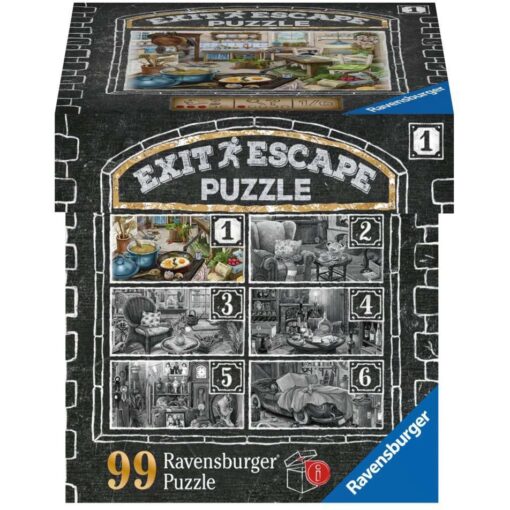 Ravensburger EXIT Puzzle: Im Gutshaus – Küche (99 Teile)