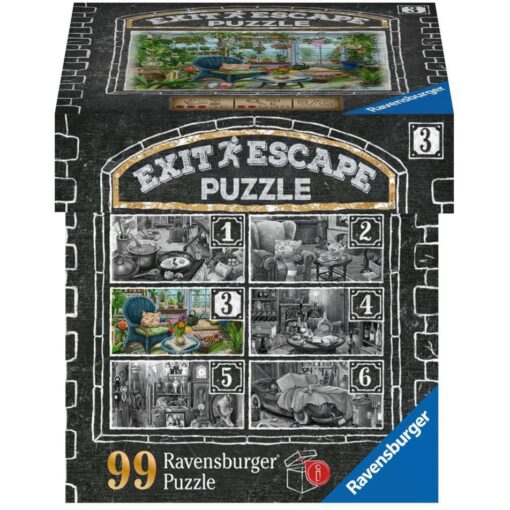 Ravensburger EXIT Puzzle: Im Gutshaus – Wintergarten (99 Teile)