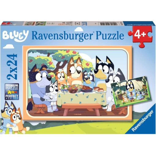 Ravensburger Kinderpuzzle Bluey Auf geht''s!