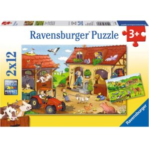 Ravensburger Kinderpuzzle Fleißig auf dem Bauernhof