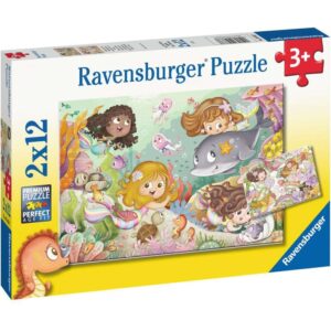 Ravensburger Kinderpuzzle Kleine Feen und Meerjungfrauen