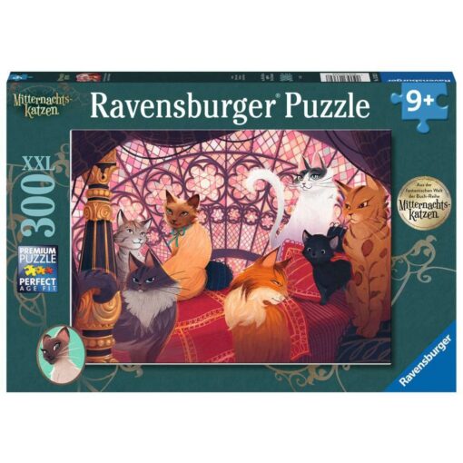 Ravensburger Kinderpuzzle Mitternachtskatzen - Auf der Suche nach dem magischen Halsband