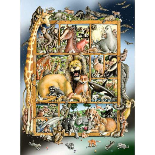 Ravensburger Kinderpuzzle Tiere im Regal