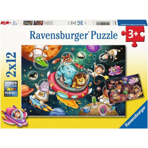 Ravensburger Kinderpuzzle Tiere im Weltall