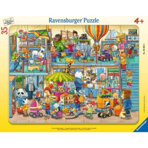 Ravensburger Kinderpuzzle Tierischer Spielzeugladen