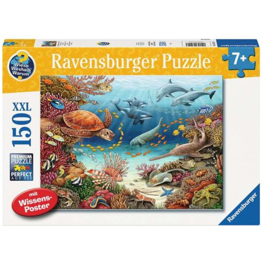 Ravensburger Kinderpuzzle Wieso? Weshalb? Warum? Meerestiere am Korallenriff