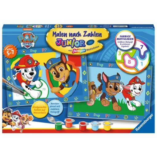 Ravensburger Malen nach Zahlen Junior - Paw Patrol