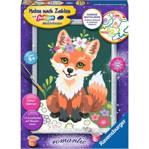 Ravensburger Malen nach Zahlen - Blumiger Fuchs