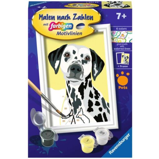 Ravensburger Malen nach Zahlen - Niedlicher Hund