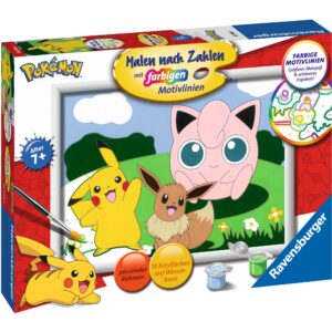 Ravensburger Malen nach Zahlen - Pokémon Abenteuer