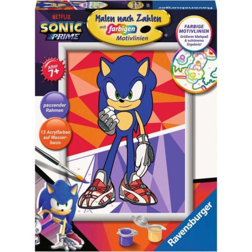 Ravensburger Malen nach Zahlen - Sonic: New Yoke City