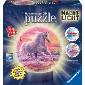 Ravensburger Nachtlicht Pferde am Strand