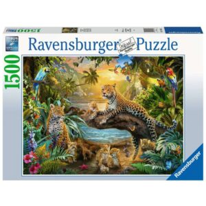 Ravensburger Puzzle Leopardenfamilie im Dschungel