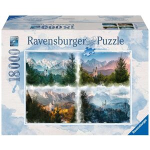 Ravensburger Puzzle Märchenschloss in 4 Jahreszeiten