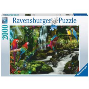 Ravensburger Puzzle: Bunte Papageien im Dschungel (2000 Teile)