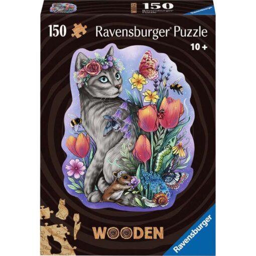 Ravensburger Wooden Puzzle Frühlingskatze