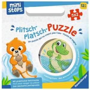 Ravensburger ministeps Plitsch-Platsch-Puzzle - Lieblingstiere