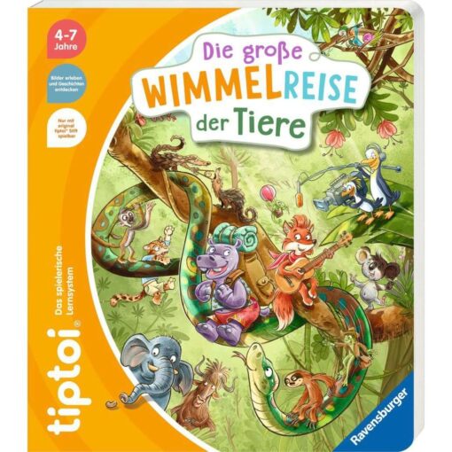 Ravensburger tiptoi Die große Wimmelreise der Tiere